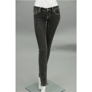 Sunny Skinny Leg Black Jeans (Miss Me)